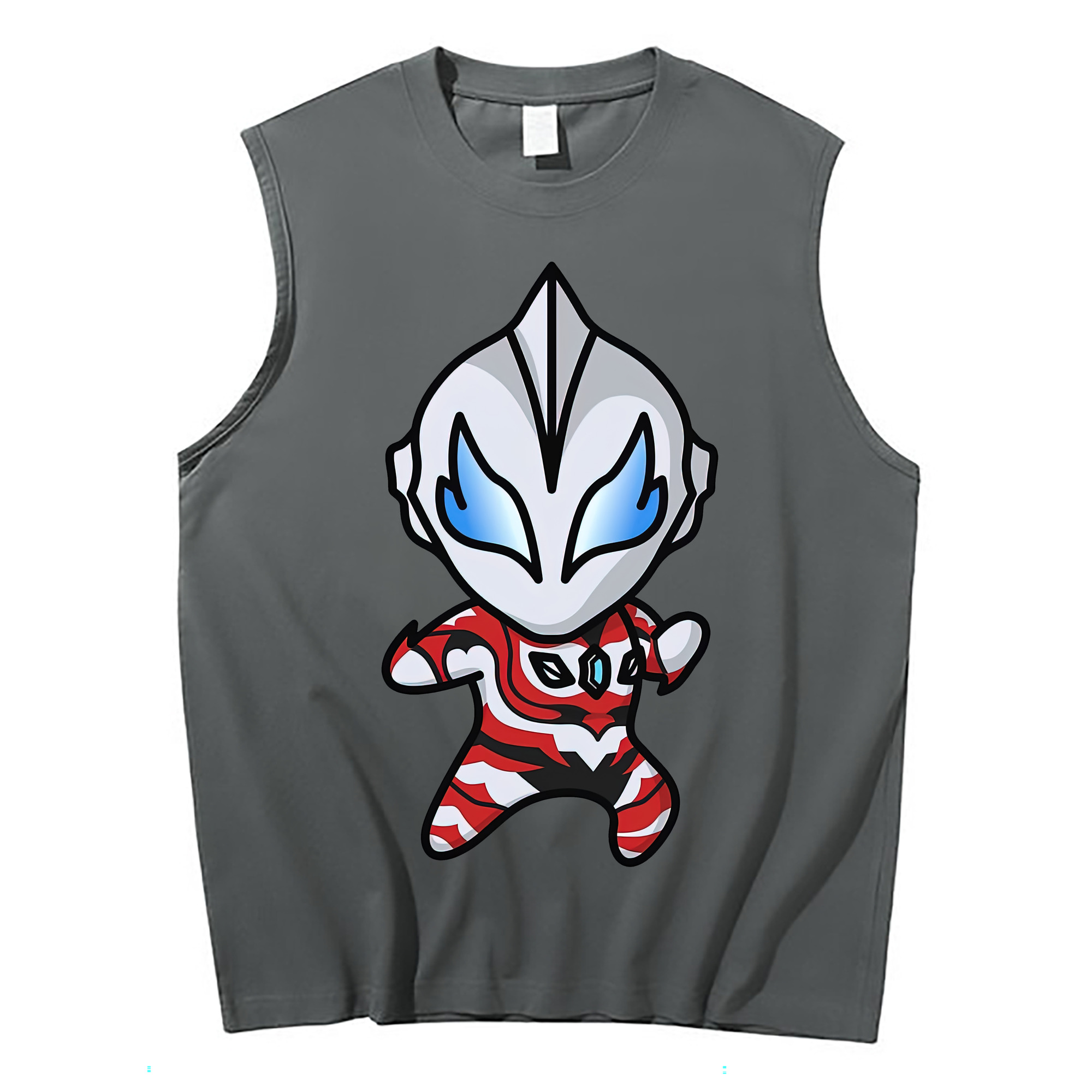 （画像用） ウルトラマン Ultraman コットン100％タンクトップ（フロントプリント）